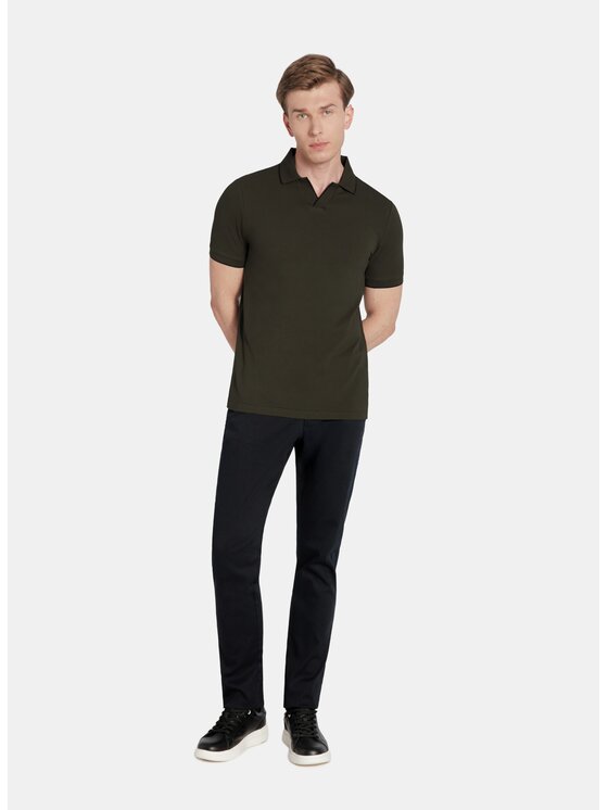 Pako Lorente Pako Lorente Polo P25WF-TX-002 Zielony Classic Fit
