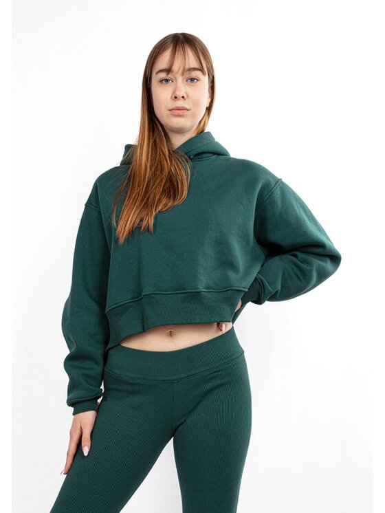 DKaren Sport DKaren Sport Bluza DK-K-B11 Zielony Classic Fit