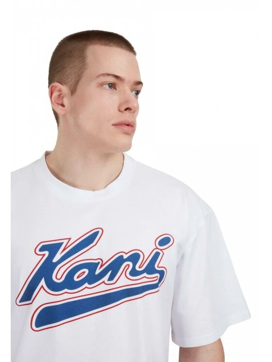 Karl Kani Karl Kani T-shirt VARSITY PRINT T-SHIRT Bianco Regular Fit