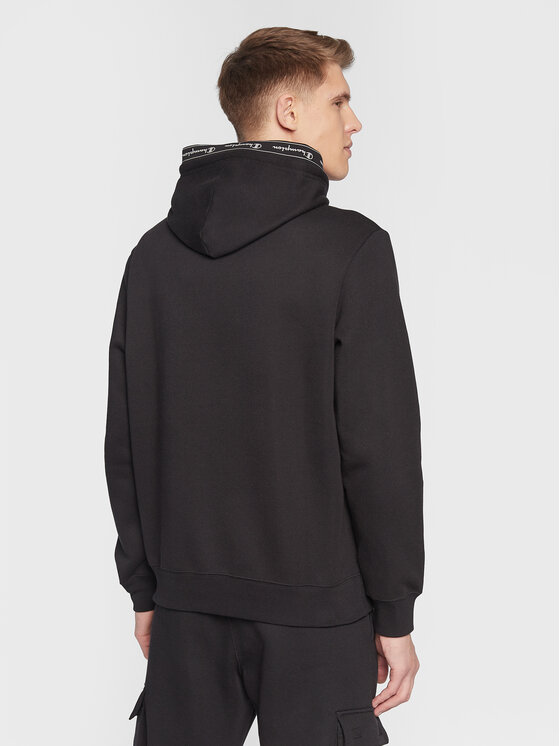 Felpa Embroidered Small Logo 217869 Nero Regular