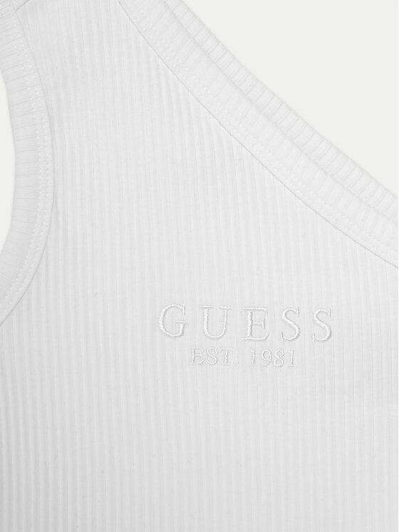 Guess Guess Top J5GI27 KCSK4 Biały Slim Fit