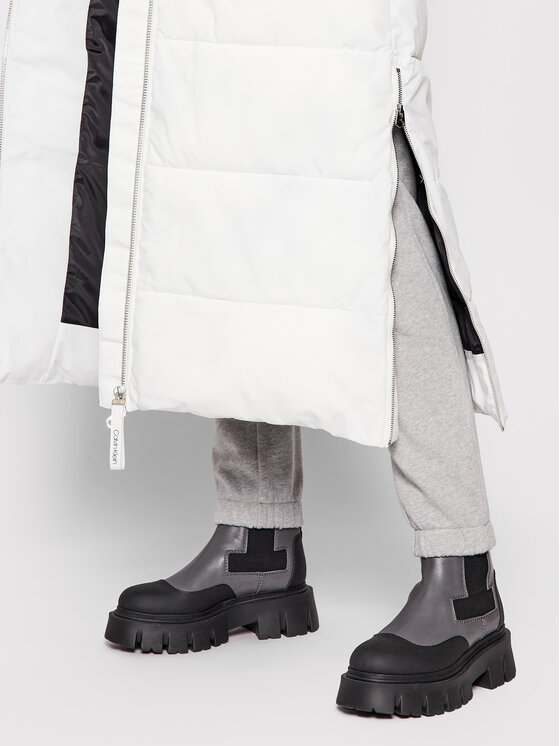 Calvin Klein Calvin Klein Žieminė striukė Modern K20K203138 Balta Regular Fit