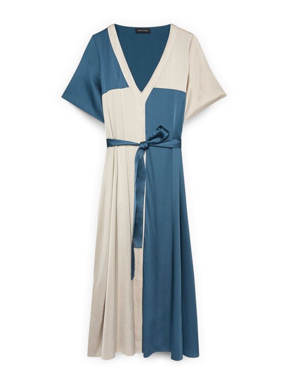 Fiorella Rubino Fiorella Rubino Vestito da giorno 7066T001745N0V4 Turchese A-Line Fit