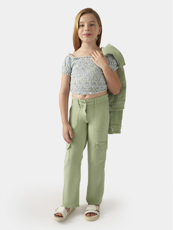 Mayoral Mayoral Stoffhose 6507 Grün Regular Fit