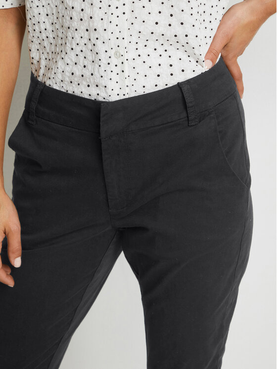 Kaffe Kaffe Stoffhose Mette 10506121 Schwarz Regular Fit