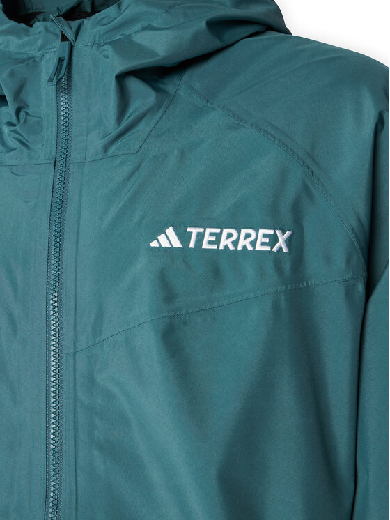 adidas adidas Giacca impermeabile Terrex Multi 2L RAIN.RDY JL9774 Verde Regular Fit