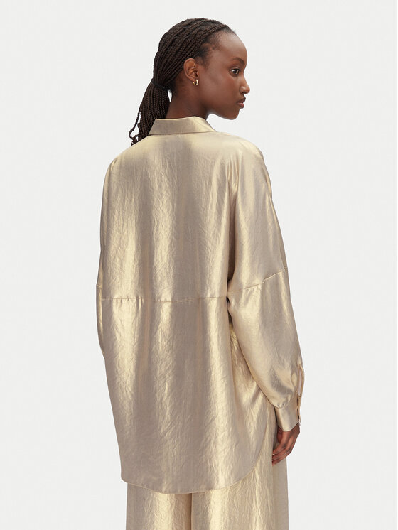 ACCESS FASHION ACCESS FASHION Cămașă 53-7016-922 Auriu Loose Fit