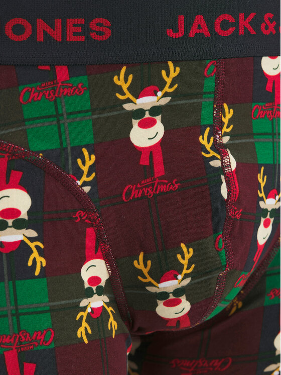 Jack & Jones Jack&Jones Set od 3 para bokserica Rudolph 12285150 Tamnoplava