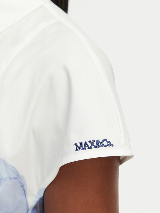 MAX&Co. MAX&Co. Sukienka codzienna Abito 2616221064200 Beżowy Regular Fit