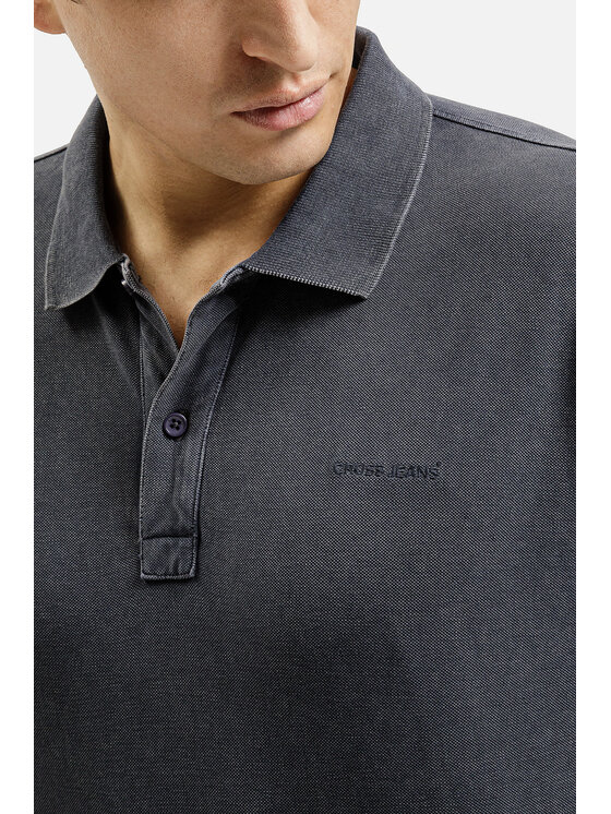 Cross Jeans Cross Jeans Polo 16144-462 Niebieski Regular Fit