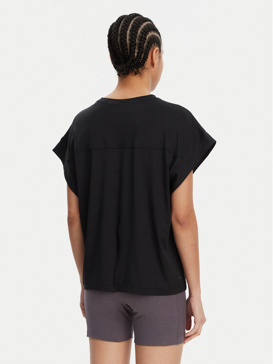 adidas adidas Футболка Yoga JL7800 Чорний Loose Fit