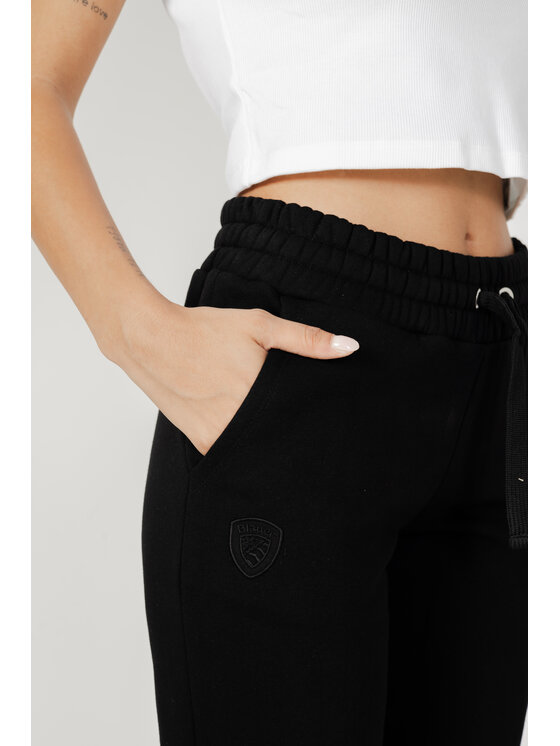Blauer Blauer Παντελόνι γυναικείο 23WBLDF07333 Μαύρο To Fit