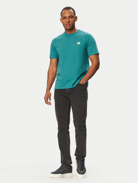 Calvin Klein Calvin Klein Jeans hlače LV04RF758G Črna Straight Leg