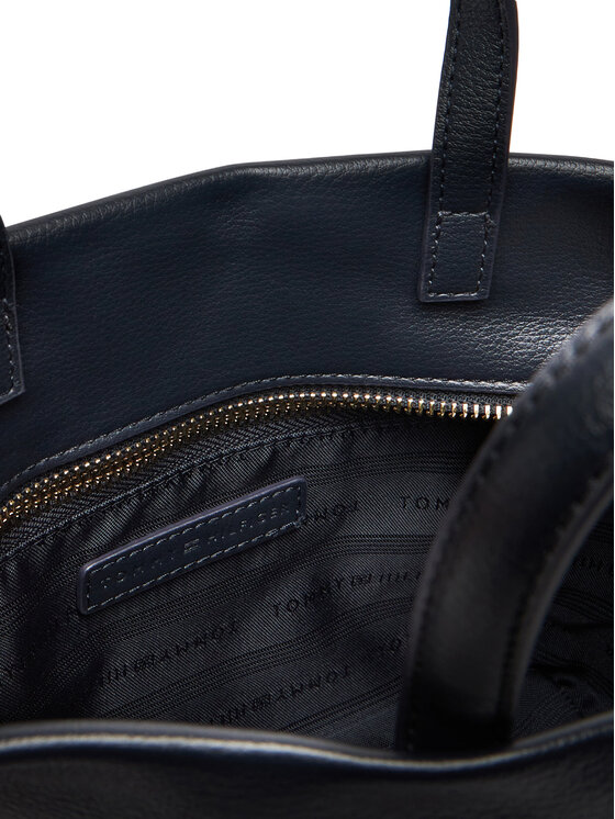 Tommy Hilfiger Tommy Hilfiger Torebka Th Logotape Mini Tote AW0AW17694 Granatowy