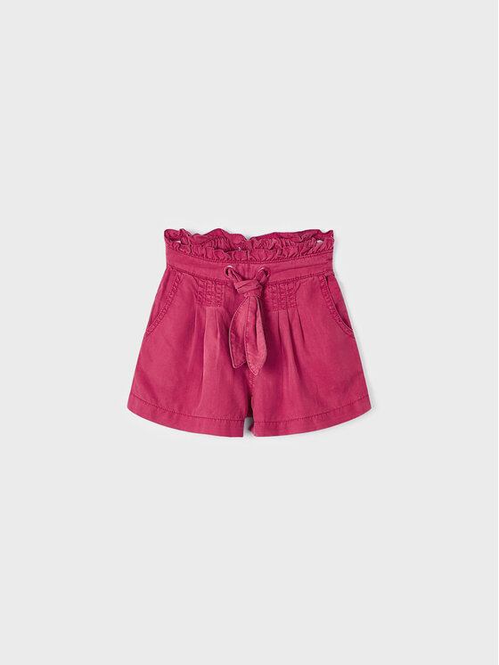 Mayoral Mayoral Pantaloncini di tessuto 3203 Rosa Regular Fit
