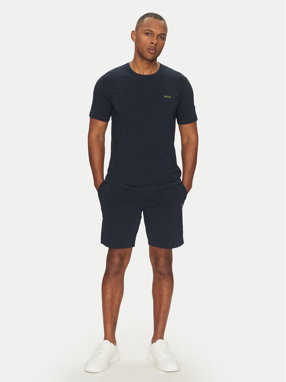 BOSS BOSS T-krekls Mix&Match 50515312 Tumši zils Regular Fit