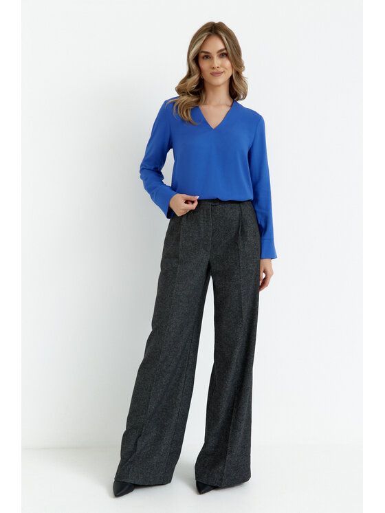 Stylove Stylove Halenka S391 Modrá Curvy Fit