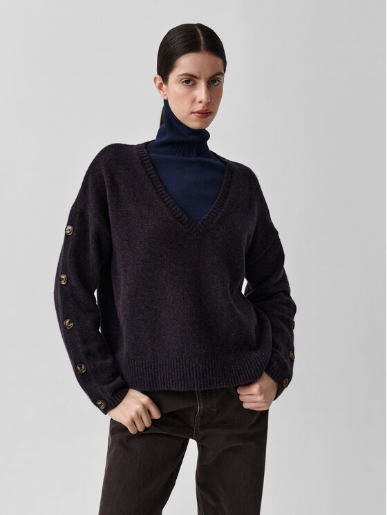 TATUUM TATUUM Sweter SOLIN 1 Brązowy Classic Fit