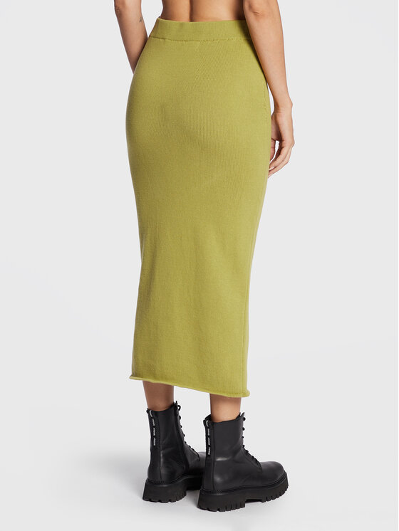 Glamorous Glamorous Fustă tip creion CA0324 Verde Slim Fit