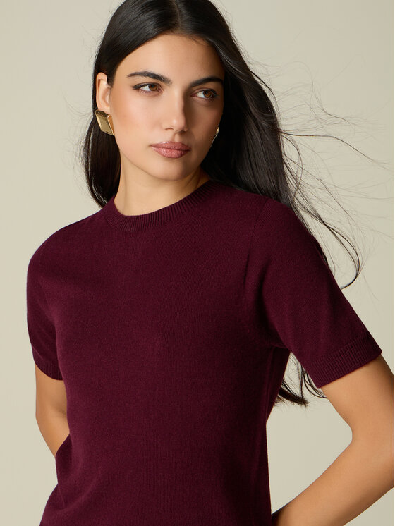 Oltre Oltre Maglione M279J005532N029 Bordeaux Regular Fit