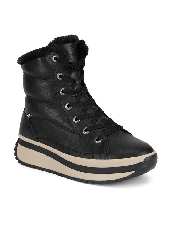 Rieker Revolution Lifestyle Rieker Revolution Lifestyle Čizme W0963-01 Crna