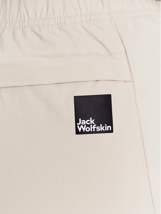 Jack Wolfskin Jack Wolfskin Spodnie outdoor Unisex Zeilweg 1507901 Écru Regular Fit