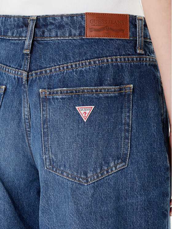 Guess Jeans Guess Jeans Džínsové šortky W5YD1D D5R22 Modrá Regular Fit