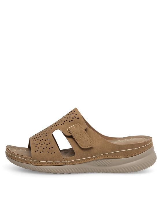 Clara Barson Clara Barson Pantoletten WYL05010-17 Beige