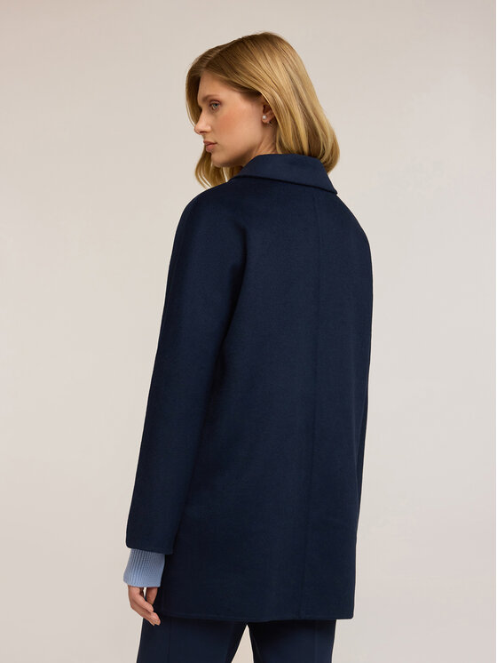 Motivi Motivi Cappotto 0076W000110N034 Blu Over Fit