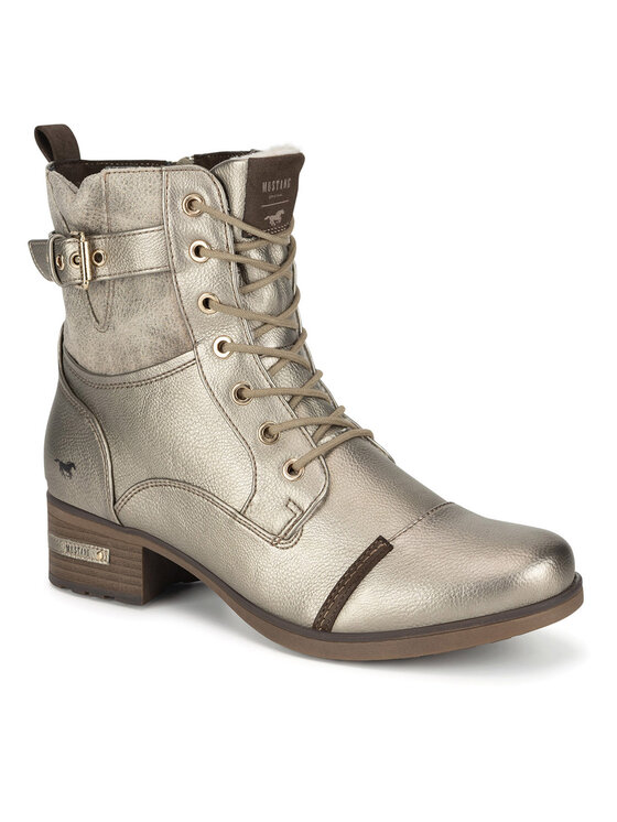 Mustang Mustang Botine 1229-606 Auriu