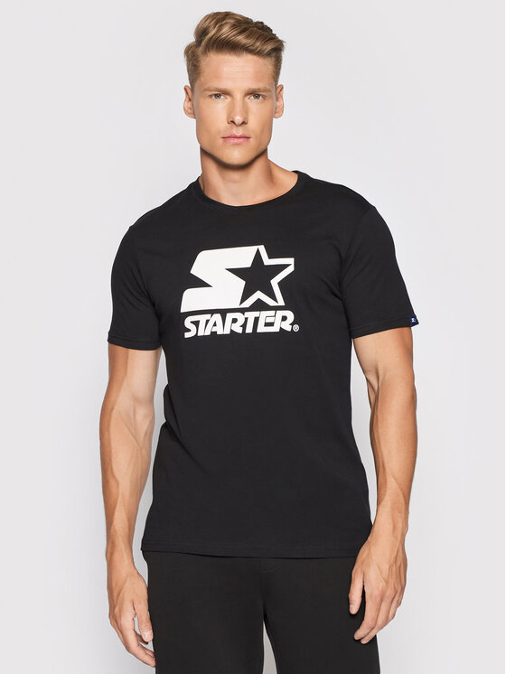 Starter T-krekls SMG-008-BD Melns Regular Fit