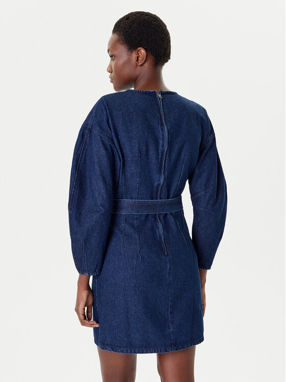 French Connection French Connection Jeanskleid 71ZAQ Dunkelblau Regular Fit