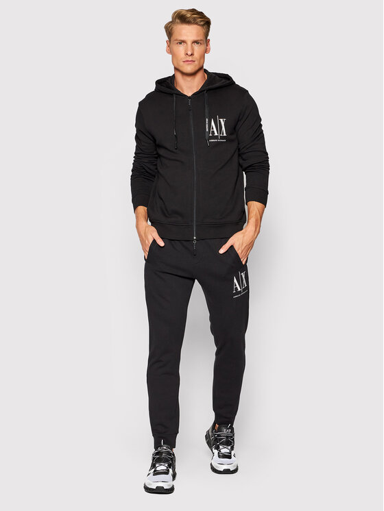 Armani Exchange Armani Exchange Bluza 8NZMPP ZJ1ZZ 1200 Czarny Regular Fit