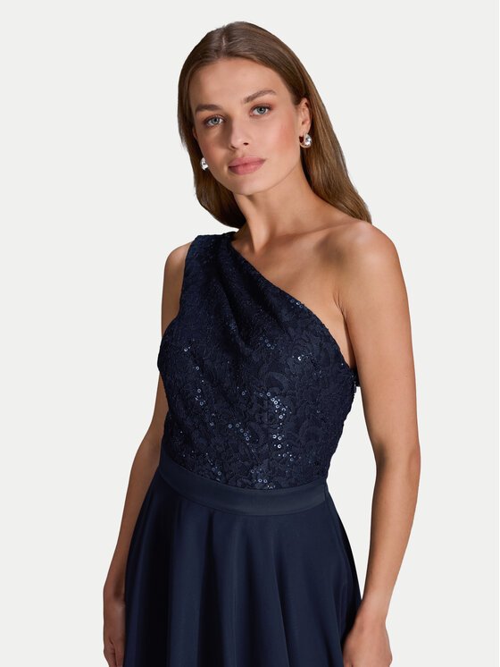 Swing Swing Kokteilinė suknelė 5AI01500 Tamsiai mėlyna Regular Fit