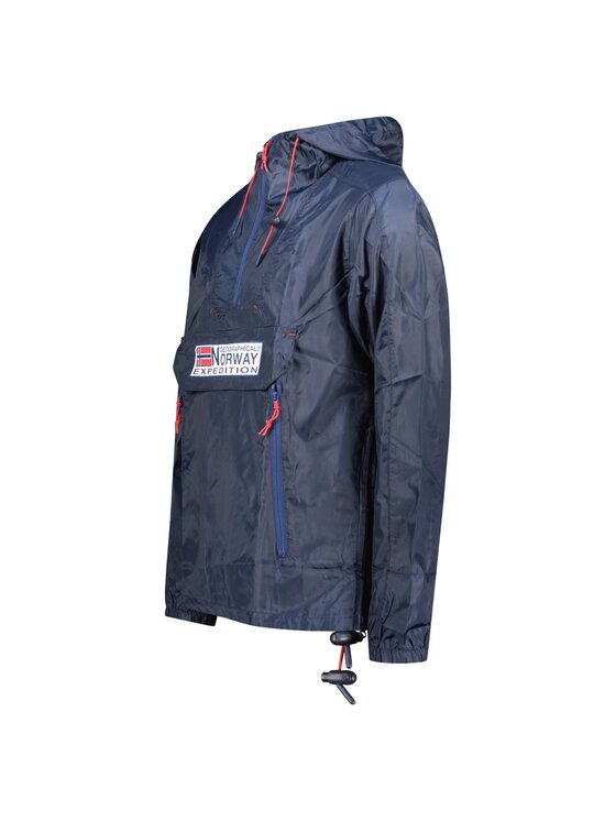 Geographical Norway Geographical Norway Kurtka przeciwdeszczowa WW4244H/GN-Navy Granatowy Regular Fit