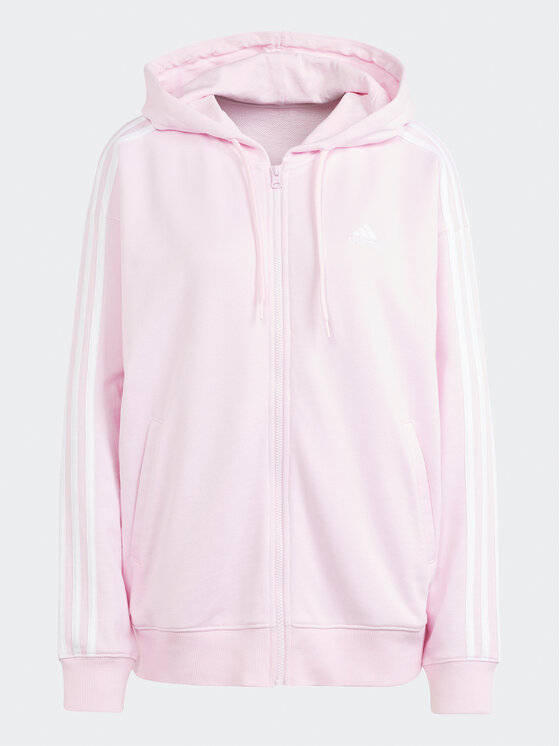 adidas adidas Majica dugih rukava Essentials 3-Stripes IR6132 Ružičasta Loose Fit