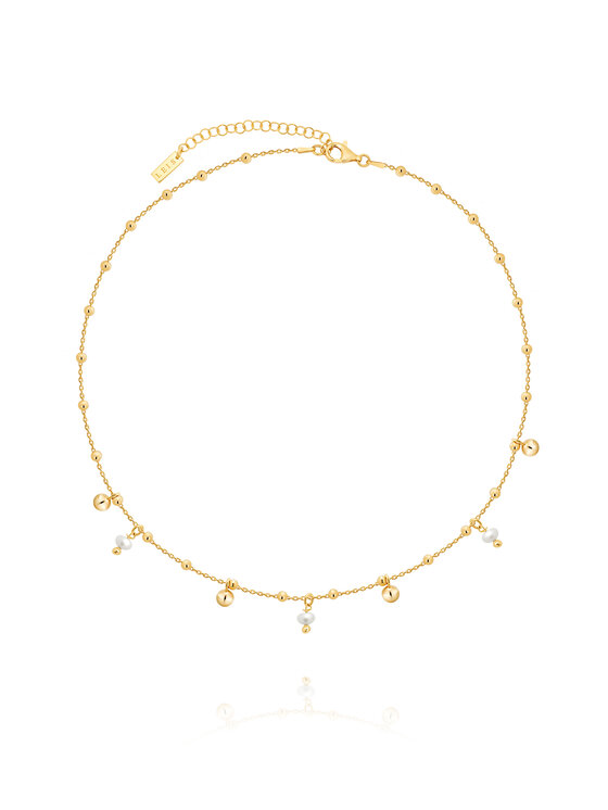 Leis Leis Collana PERLE Placcatura in oro giallo