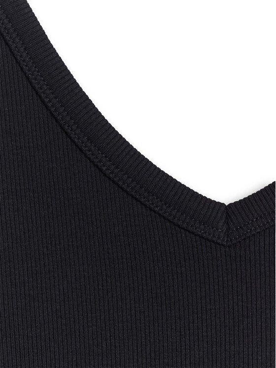 4F 4F Top ESSENTIAL Czarny Slim Fit