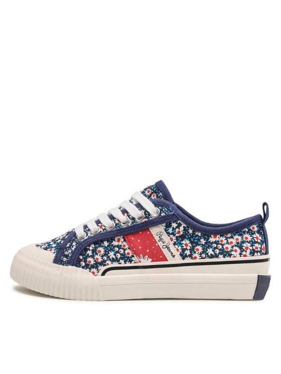 Pepe Jeans Pepe Jeans Кросівки Ottis Flower Girl PGS30541 Cиній