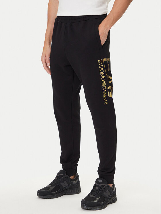EA7 Emporio Armani Spodnie dresowe 7M001753 AF17787 UC001 Czarny Regular Fit