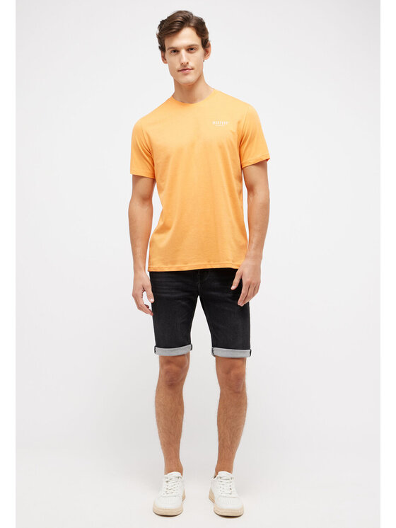 Mustang Mustang T-shirt AUSTIN Arancione Regular Fit