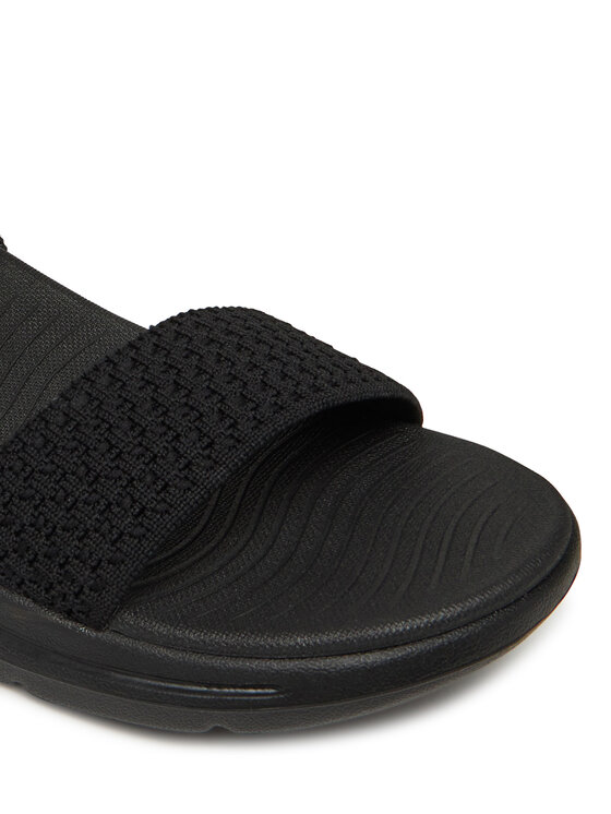 Skechers Skechers Sandały Go Walk Arch Fit Sandal - Polished Czarny
