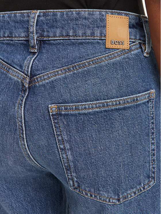 BOSS BOSS Jeans hlače Parkway 50564357 Modra Straight Fit