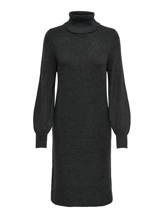 ONLY ONLY Trikotažinė suknelė 15309197 Pilka Comfort Fit