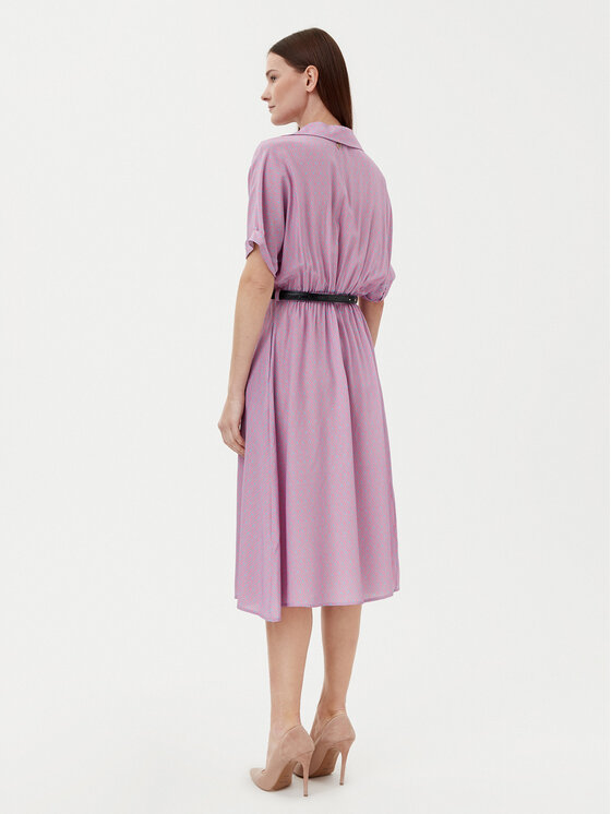 Fracomina Fracomina Hemdkleid FR25SD2012W413O9 Violett Regular Fit