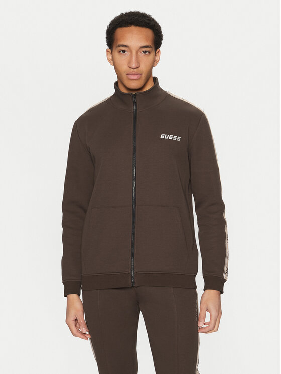 Guess Guess Bluză Z2YQ10 KB3P2 Maro Regular Fit