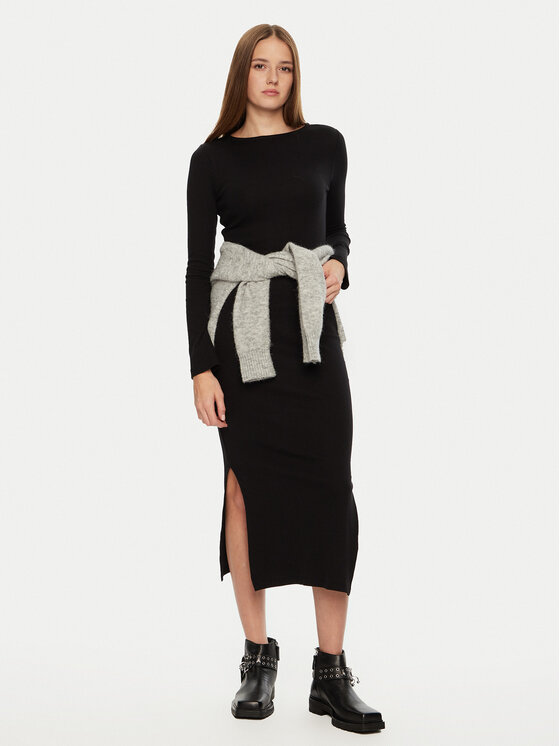 Brave Soul Brave Soul Rochie de zi LDRJ-624CAMILA Negru Regular Fit