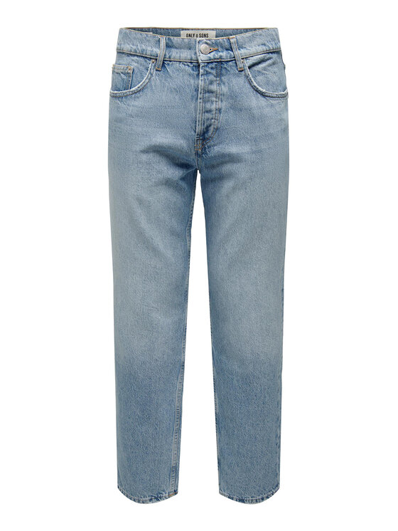 Only & Sons Only & Sons Jeansy Edge 22026986 Modrá Loose Fit