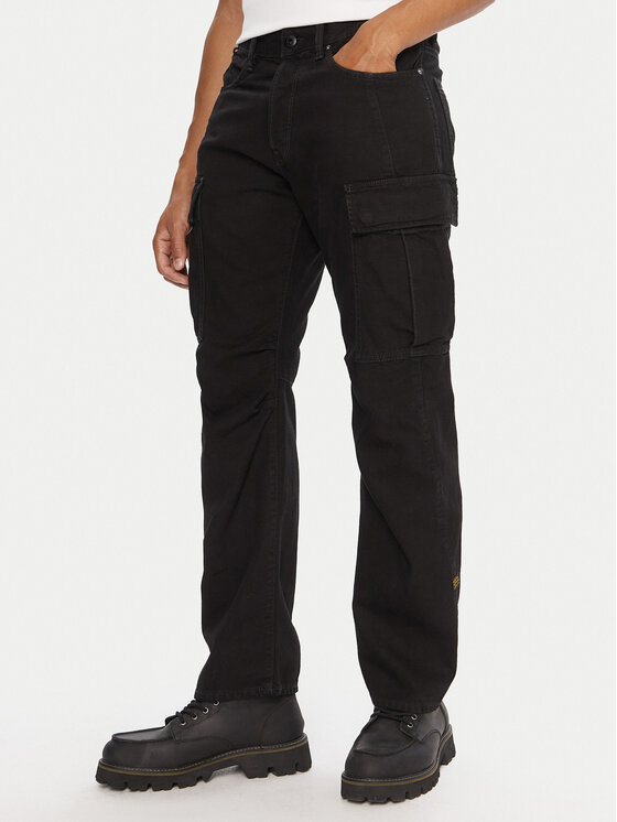 G-Star Raw G-Star Raw Pantaloni din material Contor 3D D27049-D491 Negru Regular Fit