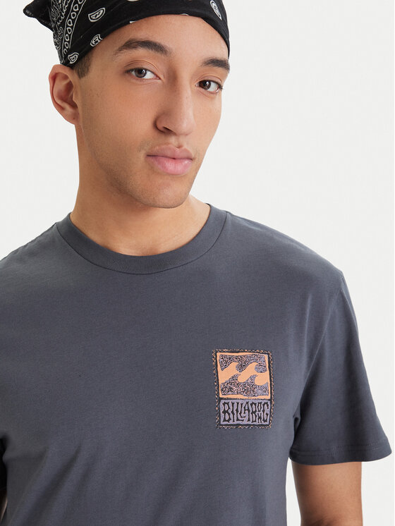 Billabong Billabong T-Shirt Stamp EBYZT00293 Granatowy Regular Fit